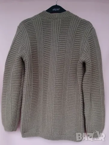 Мъжки ръчно изплетени блузони от домашна вълна, снимка 3 - Пуловери - 48493391