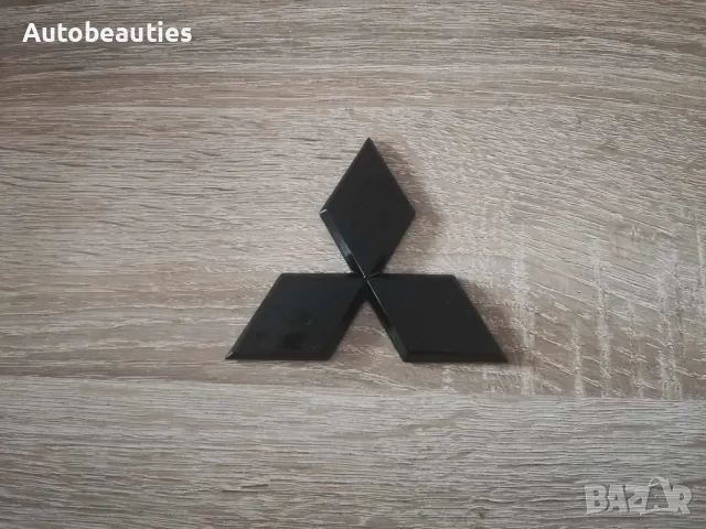 черно лого Mitsubishi 10 см, снимка 2 - Аксесоари и консумативи - 49989934