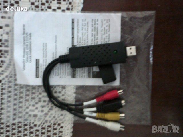 Видеорекордер (EasyCap) за запис на аналогов сигнал към USB, снимка 3 - Друга електроника - 30931950