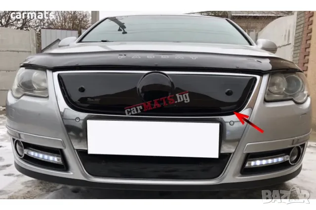 Зимен дефлектор (протектор) за решетка HЕКО за VW Passat B6 (2005–2010)