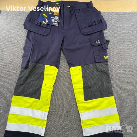 НОВИ Blaklader Multinorm Мъжки Работни Панталони Размер 48 