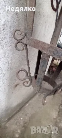 Стар,огромен фенер,полюлей,ковано желязо, снимка 5 - Антикварни и старинни предмети - 47992625