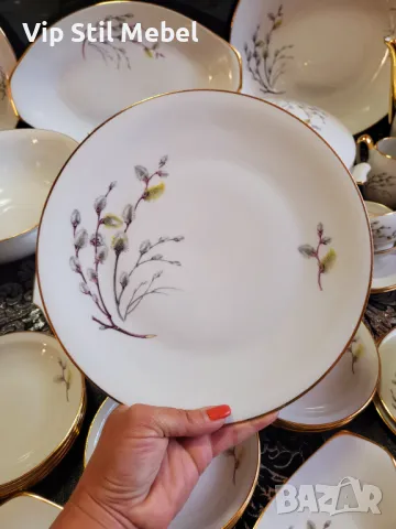 Френски сервиз за хранене и кафеLIMOGES , снимка 9 - Сервизи - 47603012