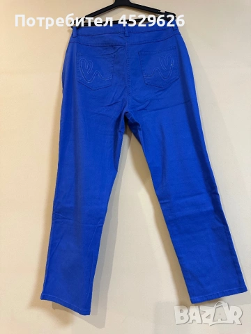 Син панталон , снимка 2 - Панталони - 53236566