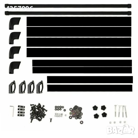 Багажник за покрив - 512, Три размера - Черен, снимка 9 - Аксесоари и консумативи - 52250723