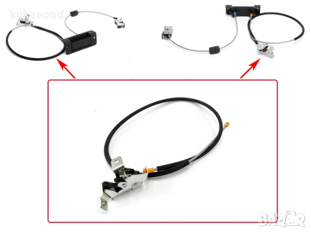 Брава за задна врата (багажник) Ford Transit MK6 & MK7, снимка 3 - Части - 44595213