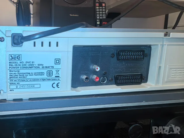 Combo VHS + DVD SEG DVC 51, снимка 2 - Плейъри, домашно кино, прожектори - 56415861