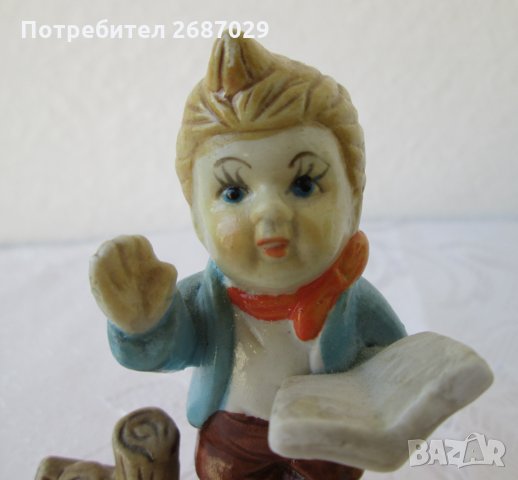 2 бр  стари фигури момче момиче керамика порцелан, червена шапчица, снимка 8 - Декорация за дома - 29125581