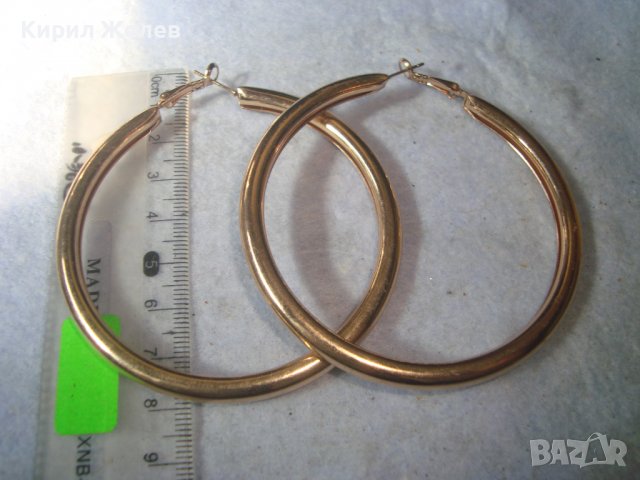 ЕФЕКТНИ ПОЗЛАТЕНИ СТИЛНИ ВИНТИДЖ АРТ ОБЕЦИ от БЛАГОРОДНА СТОМАНА 31349, снимка 5 - Обеци - 38066973