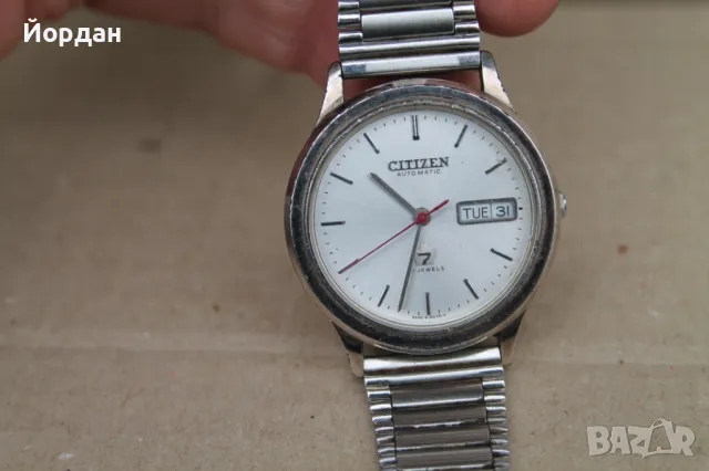 Мъжки автоматичен часовник ''Citizen'' 21 камъка, снимка 11 - Мъжки - 47903183