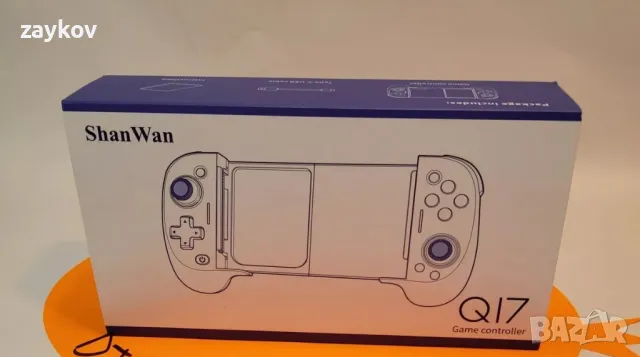 Контролер за мобилни игри Shan Wan Q17 черен, снимка 2 - Друга електроника - 48694864