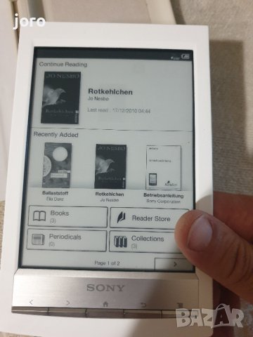Електронен четец Sony PRS T1 е-книга, снимка 18 - Електронни четци - 37342071