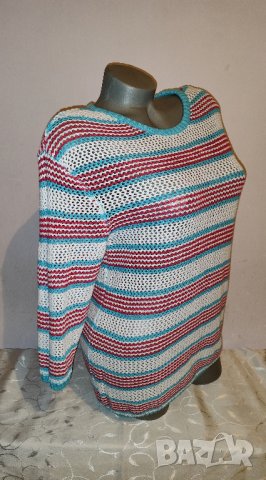 Пуловер мрежа р-р ХS, снимка 4 - Блузи с дълъг ръкав и пуловери - 42798758
