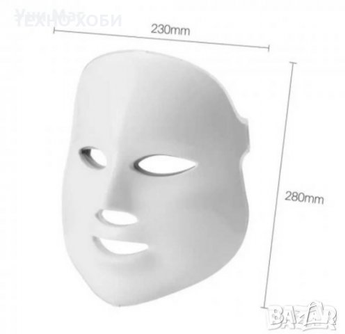 Козметична Led маска за лице със светлинна терапия, фотодинамична терапия, акне, бръчки, снимка 9 - Козметични уреди - 37601981