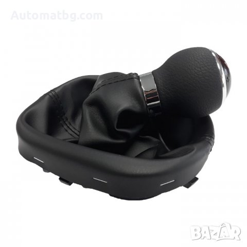 Топка с маншон за скоростен лост Automat, За VW TOURAN, CADDY, 6 скорости, Черен, снимка 3 - Аксесоари и консумативи - 37970595