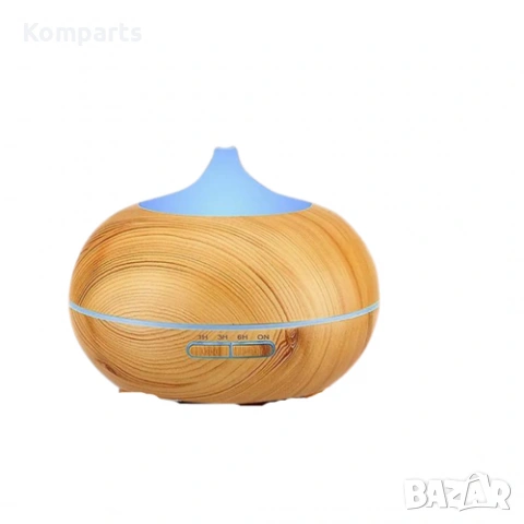 Арома дифузер 550ml, Z05, 7 led цвята, дистанционно