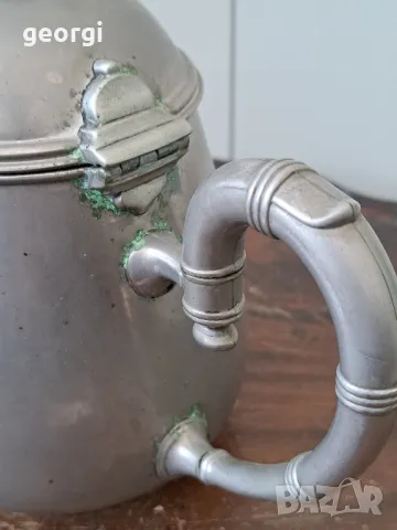 стар метален чайник антика  19/3, снимка 3 - Антикварни и старинни предмети - 49124321