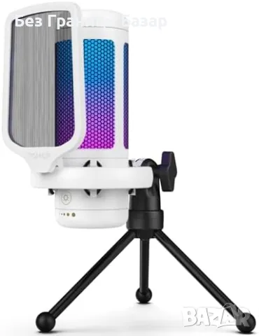 Нов Геймърски USB Микрофон TONOR TC310 с Регулируемо RGB Осветление