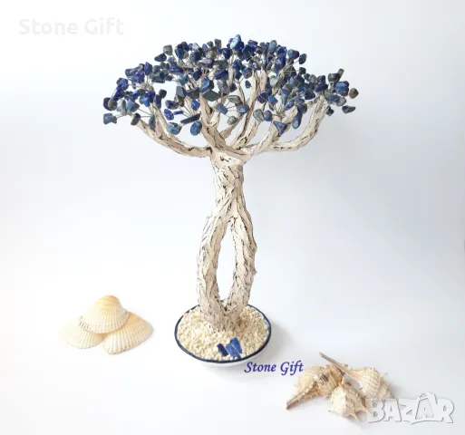 Дръвче Лазурит Лапис, Подарък Любов, Подарък Среща, Подарък Нова Година, Подарък Коледа, снимка 8 - Други - 33282762