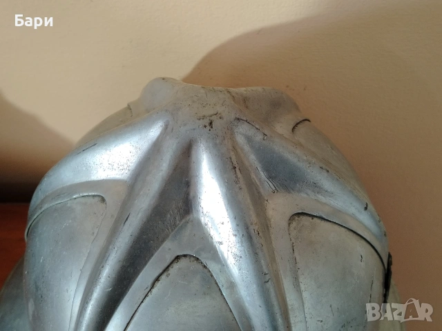 Стара пожарникарска алуминиева каска, снимка 9 - Други ценни предмети - 53346039