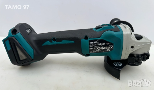 Makita DGA504 - Безчетков ъглошлайф 18V неразличим от нов 2024г. , снимка 5 - Ъглошлайфи - 52888030