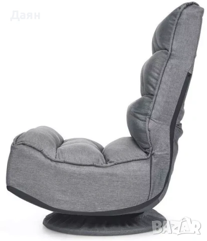 Въртящо се подово кресло на 360 градуса COSTWAY, снимка 3 - Дивани и мека мебел - 53164681