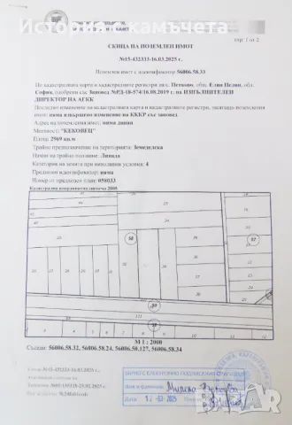 Продавам 4 земеделски земи с потенциал район гр. Елин Пелин с цени започващи от 21 140 евро