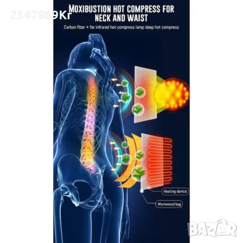 Масажен матрак с вибрационно отопление и масаж на краката – Пълна релаксация у дома, снимка 13 - Друга електроника - 49555879
