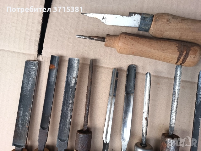 Длета за дърворезба - 13 броя, снимка 2 - Други инструменти - 52109174