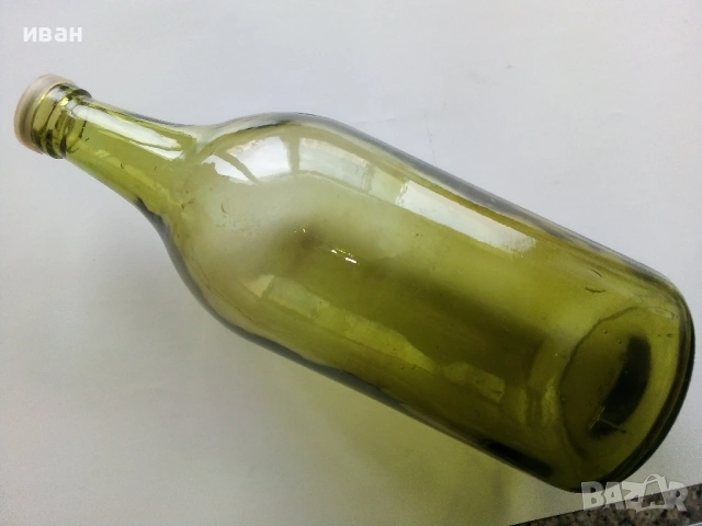 Стари големи стъклени шишета 3л., снимка 3 - Други ценни предмети - 54338633