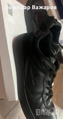 Мъжки черни маратонки на Calvin Klein, снимка 3 - Маратонки - 51172083