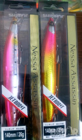 Воблер Shimano Exsence Silent Assassin Flash Boost - потъващ 140mm 28g, снимка 4 - Такъми - 34448743