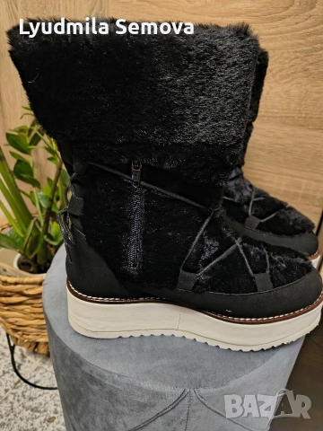 Дамски топли боти , снимка 5 - Дамски боти - 52791693