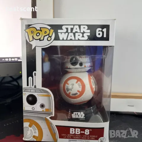 Фигурка Funko Pop! Star Wars The Force Awakens BB-8 #61 Vinyl Bobble Head Дройд Междузвездни Войни, снимка 3 - Фигурки - 49245587