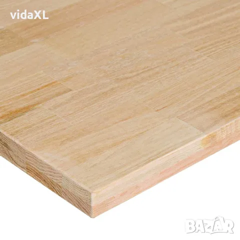 vidaXL Работна маса, 100x60x81,5 см, масивна дървесина дъб, снимка 9 - Работни маси и бюра - 56147004