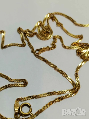 Златни синджири бягаща плетка , снимка 3 - Колиета, медальони, синджири - 53958225
