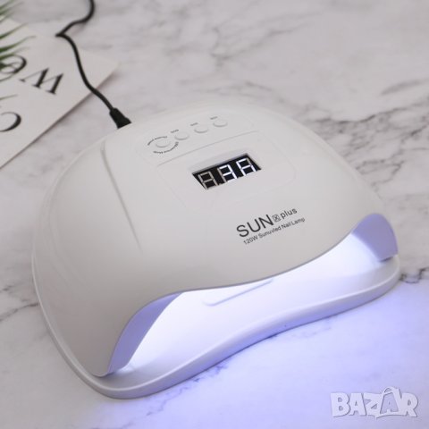 120W Лампа за нокти SunX Plus с таймер и сензор, снимка 4 - Продукти за маникюр - 38364469