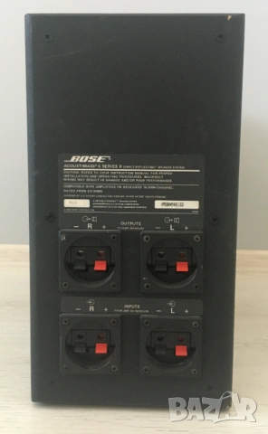 Субуфер BOSE ACOUSTIMASS 5 SERIES II – Уникален звук и плътен бас, снимка 2 - Тонколони - 54093512