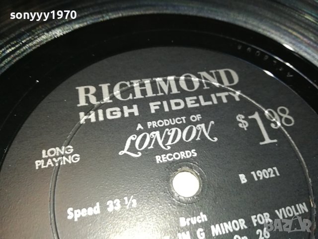 RICHMOND HIGH FIDELITY-MADE IN USA-ПЛОЧА 2309231930, снимка 3 - Грамофонни плочи - 42293367