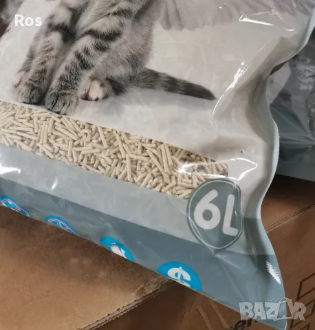 Тофу котешка тоалетна 6л. /2.5 кг, снимка 2 - За котки - 48111328