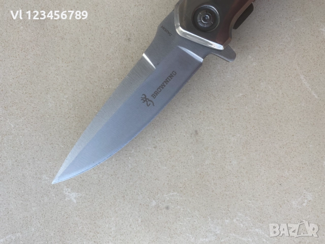 Сгъваем нож BROWNING DA 363H -125х220, снимка 3 - Ножове - 51446847