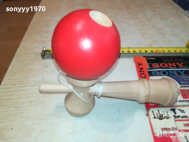 ДЪРВЕНА ИГРА С ТОПКА И ВЪЖЕ 1108250828, снимка 13 - Колекции - 51323296