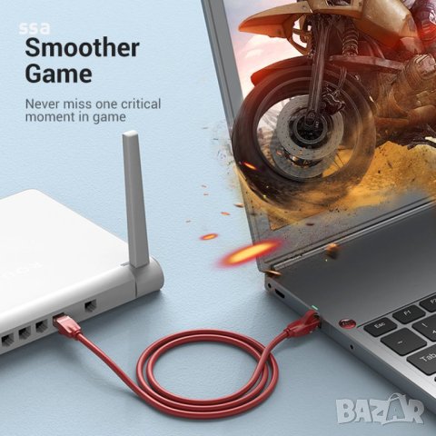 Vention Кабел LAN UTP Cat.6 Patch Cable - 1M Red - IBERF, снимка 14 - Кабели и адаптери - 44231053