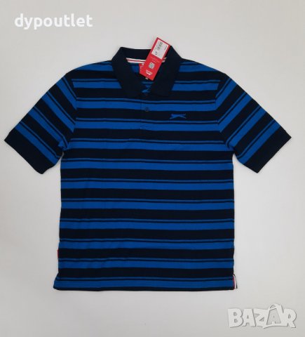 Slazenger Pique YD Polo - Мъжка тениска с яка, размер M.