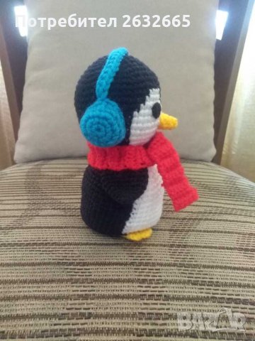 Плетен пингвин , снимка 2 - Декорация за дома - 31022007