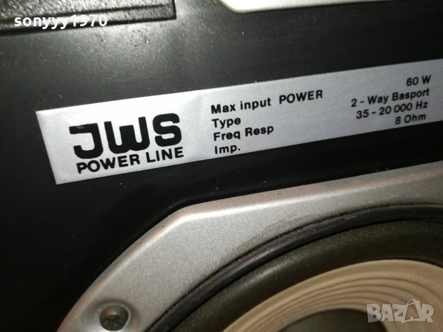 JWS SWEDEN 2БР ТОНКОЛОНИ 2212211102, снимка 2 - Тонколони - 35216549