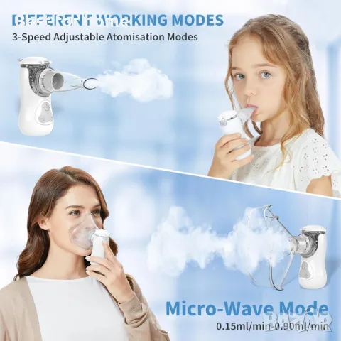 Инхалатор за бебета,деца и възрастни FEELLIF, снимка 5 - Други - 50141694