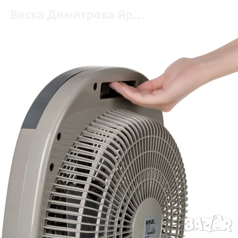 Подов вентилатор Muhler SMX-1235 – 12'', 35W, с бокс и таймер за удобен контрол, снимка 5 - Вентилатори - 51278263