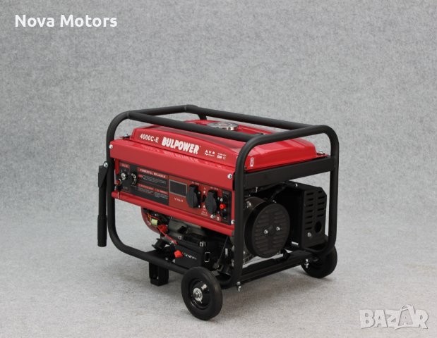 Генератор За Ток 3.5 KW Nova Motors Бензин-Газ Монофазен, снимка 5 - Генератори - 39361039