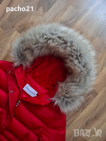 Calvin Klein-Пухено яке, снимка 6 - Якета - 52431545